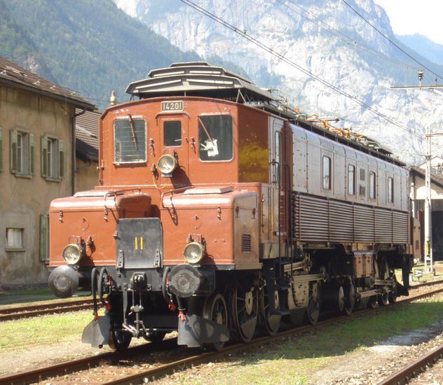 Ambiances  Erstfeld, avec Ce 6/8 I 14201